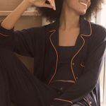 Anthropologie The Briar Piped Pajama Shirt: Long-Sleeve Edition Photo 1