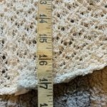 Free People  ivory open knit bell sleeve open back sweater size small nwt Photo 2