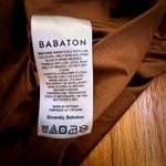 Babaton Aritzia Long Sleeve Square Neck Stretch Top Brown Bronze Size 2XL Crop Photo 4