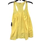 Twenty One  Women's Yellow Silk Racerback Tank Sz S Photo 2