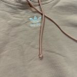 Adidas  Originals Adicolor 3-Stripe Cropped Hoodie Soft Coral/Pink Women’s Sz S Photo 8