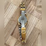 Geneve Vintage Ladies Watch White Dial Day Date Windows Gold Photo 7