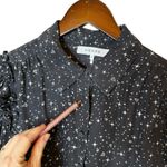 frame denim Frame Diamond Sky Silk Star Print Blouse Photo 7