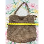 The Sak The‎  Crochet Tote Bag Brown Hobo Shoulder Bag Photo 3
