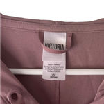 Victoria's Secret  Size Large Sport Mauve Pink Zip Up‎ Athletic Jacket Photo 4