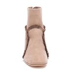 Bernardo Fringe Boots Ingrid Leather Ankle Booties Brown Size 11M NEW in Box Photo 2