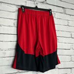 Under Armour Red Black Shorts SM/P Loose Fit Colorblock Athletic Training Gym Photo 9