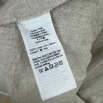 Madewell Pleated Midi Shirtdress 100% Linen A Line Minimalist Oat Beige M NWT Photo 9