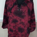 Hot Topic Tie Dye Lace Up Hoodie Size Large Photo 1