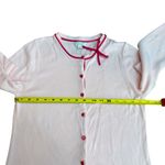 Christopher & Banks Size M Bow Accent Cardigan Sweater Pink Coquette Preppy Photo 7