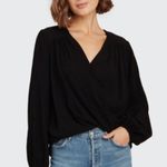 Free People  Check On It Wrap Top Photo 2