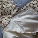 Tularosa  Amelia Cream Lace Off The Shoulder Babydoll Mini Dress Boho Floral M Photo 6