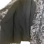Chico's Chico’s Black Silver Metallic Snake Print Snap Button Down Jacket Size Medium 2 Photo 2