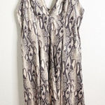 Jennifer Lopez  Midi Dress Faux Snakeskin Size XXL Photo 0