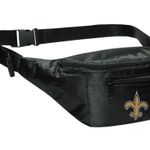 NFL New Orleans Saints Adult Three Pocket Adjustable Fanny Pack New With Tags Photo 0