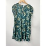 Free People Free People Tunic Dress Hello Lover Top Dusty Indigo Combo Green XS Photo 5