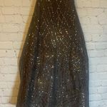 Saylor Saul or Brown & Gold Sequin Mini Dress, M Photo 0