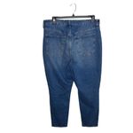 Old Navy  High Rise OG Straight High Rise Blue Stretch Denim Jeans Sz 16 Photo 3