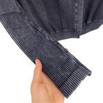 FREE PEOPLE MOVEMENT Seamless Mercury Moto Jacket Navy M/L Blue Size M Photo 1