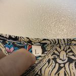 SheIn  Blue and Orange Tiered Ruffled Long Sleeve Dress Photo 2