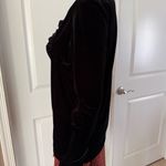 ANATOMIE Calliope Stretch Velvet Top in Black. MSRP $228 Black Size L Photo 8