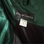 Jessica McClintock  Vintage 90’s Y2K Emerald Green Flower Babydoll Mini Dress Photo 9