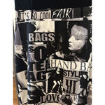 Lilly Lou Black & White Magazine Print Dress | Sleeveless Shift | Women’s XL Photo 6