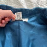 Alfani Vintage  woman blue linen blazer Photo 5