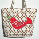 Brighton  Joy Christmas Themed Canvas tote Bag Photo 1