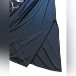 Vintage 60's Black Abstract Scarf One Shoulder Dress Theme Size S Photo 8