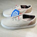 Hey Dude Conway W Craft White Canvas Lace Up Sneakers Women US 8 EU 39 Photo 2