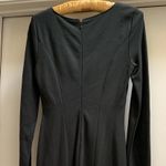 Armani Collezioni  Italy Olive Green Dress Size 4 Small New NWT Long Sleeve RARE Photo 3