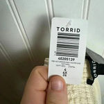 Torrid NWT Ivory Lace Smocked Waist Skater Skirt 4X K44 Photo 12