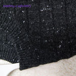 Madewell NEW Donegal dowden Henley Sweater in Coziest Yarn, black, plus size 3X Photo 14