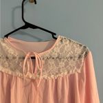 sabrina carpenter inspired vintage baby doll style blouse pink with lace detail Size M Photo 2