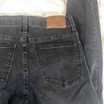 Madewell 9” High Rise Skinny Distressed Knees Womens Size 25 Faded Black Jeans Photo 10