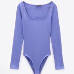 ZARA  Ribbed Square Neck Bodysuit  Photo 3