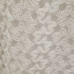 💕LE CLAIR DE LUNE PARIS💕 French Lace Silk Long Sleeve Dress ~ White NWT Photo 5