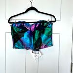 NWT Pardens Topwear Randi Metallic Crop Photo 1