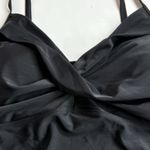 Sporti Tankini Swimsuit Top Women 40 D DD Cup XL Underwire V Neck Twist Front Black Photo 1