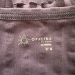 Aerie  Offline slate blue short sleeve cropped top size M Photo 3