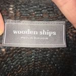 Wooden Ships striped luxe soft drape front cardigan Photo 3