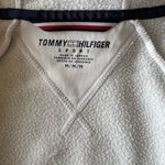 Tommy Hilfiger Sport Women’s White Fleece Hoodie Jacket M Full Zip Logo Branded Photo 4