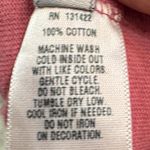 Spirit Jersey  Womens Pink Broadway Cropped T Shirt Short Sleeve Top Size L Photo 8