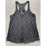 Lululemon Essential Tank Top in Heathered Black Gray Razor Back 6 Women's Photo 2