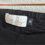 Ava Sky Black Crepe Tie Front Split Leg Pants Aloha Hawaii Boutique Medium Photo 2