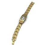Gold Matte Quartz Peacock Stone Nickel Free Watch 7.77 In” Length Photo 5