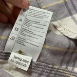 Carhartt Women's Plaid Button Up Shirt Band Collar 3/4 Sleeve Size XL Photo 5