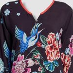 Johnny Was  Women's Zahara Floral Printed embroidered Button-Front Top NWT Photo 3