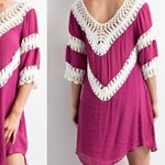 Wishlist Spliced Crochet Tunic Dress‎ Photo 7